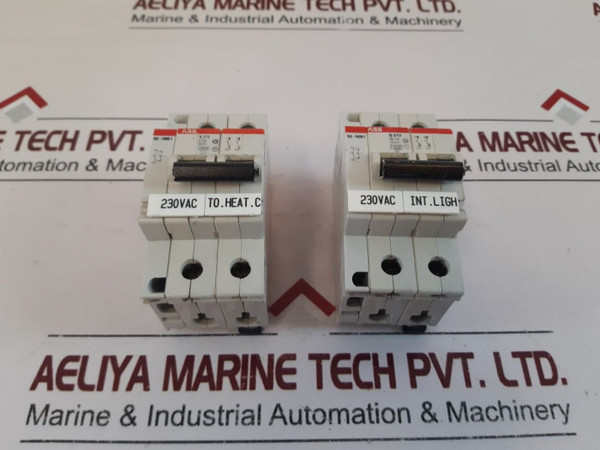 C10 Abb S272 Circuit Breaker With S2-h20I Auxiliary Switch
