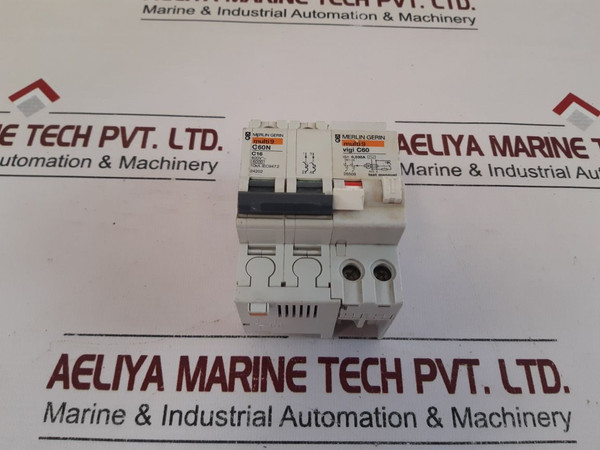 Merlin Gerin Multi 9 Vigi C60 With C60N C16 Circuit Breaker 400V~