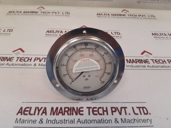 213.53 4”
Pressure Gauge
Wika