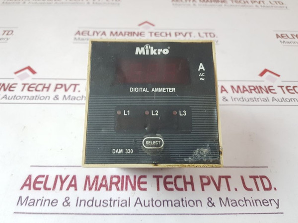 Mikro Dam 330 Digital Ammeter 150.../5A