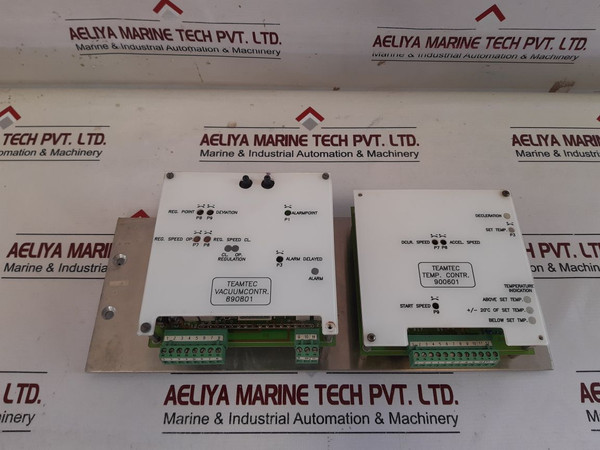 Teamtec 890801 Vacuum Controller 900601 Temp. Controller