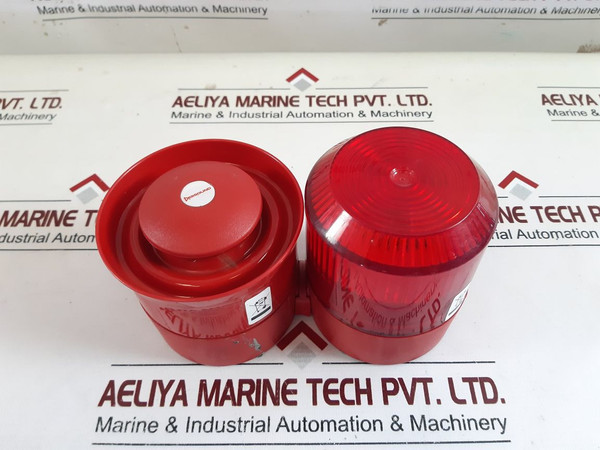 Digisound B/Se 128 Digiflash-01 Red Horn En54-3 Sounder Beacon 