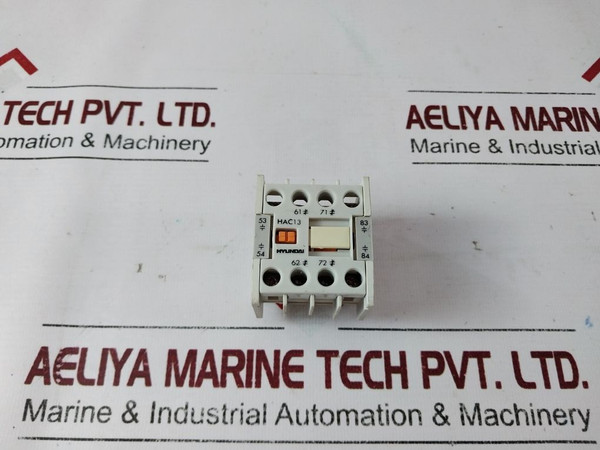 Hyundai Hac13 Auxiliary Contact Block 16A 660V~ Ac15