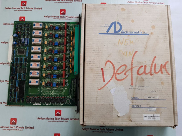 Mitsubishi Nbai01 Analog Input Card by Advanet Inc.