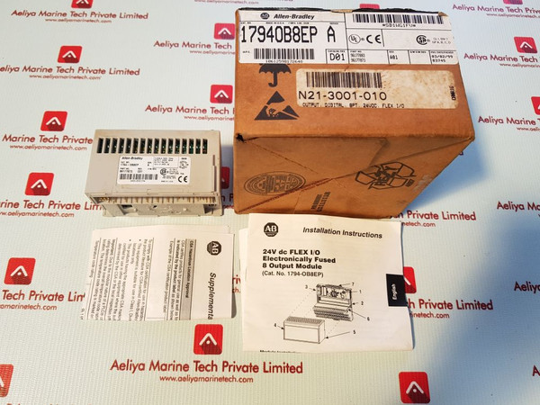 Allen-bradley 1794-0B8Ep Ser.A Flex I/O Digital Output Module