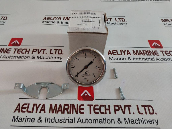 Wartsila Mit3G22B20 Gauge 0 To 6 Bar