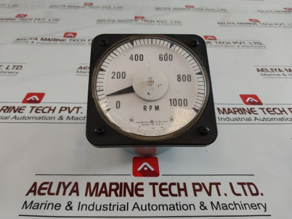 General Electric 50-1803661 Rpm Meter 0-1000 Rpm