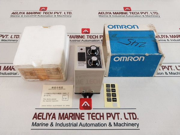 Omron Sdv-fh2 Voltage Sensor 24Vdc 50/60Hz