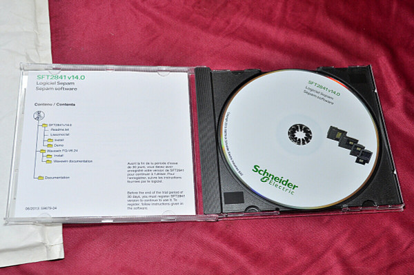 Schneider Electric Cd Sft2841 Logiciel Sepam Software Cd