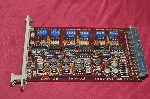 Abb Synpol Cma 36 Gvt 360 5797B Siemens Cma 36-1 Terminal Board