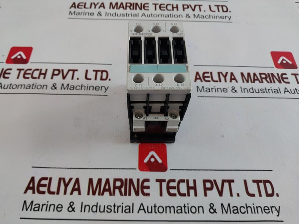 Siemens 3Rt1026-1Al20 3-pole Power Contactor 35A 600Vac 11Kw 400V Ip20