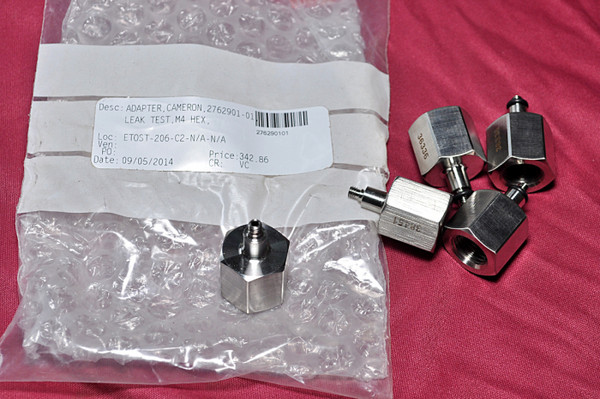 Adapter camaron valve test m4 hex 276290101 loc etost-206-c2-n/a