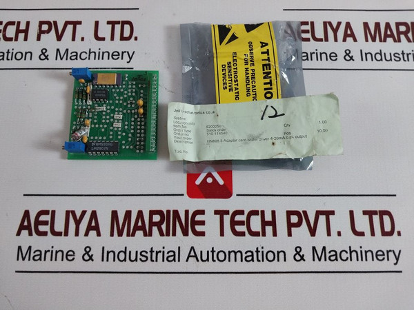 Norcontrol Nn808.3 Output Adaptor Card Meter Driver He220385B