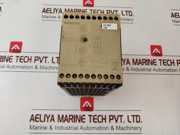 Siemens 3Tk2943-0Bb4 Safety Relay Contactor 6A/240V Ac