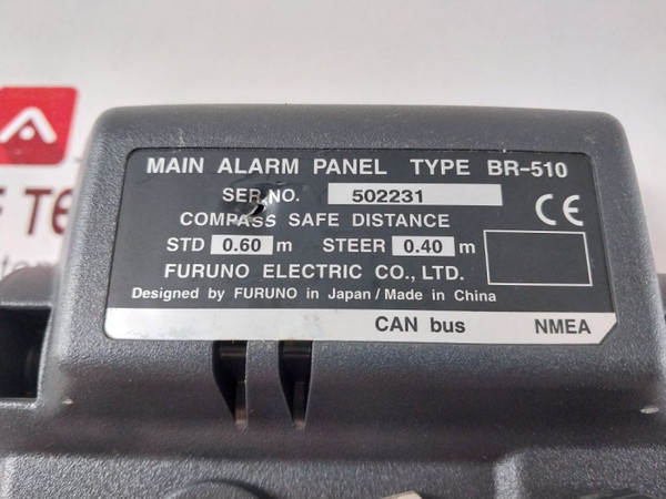 Furuno Electric Br-510 Bnwas Main Alarm Panel