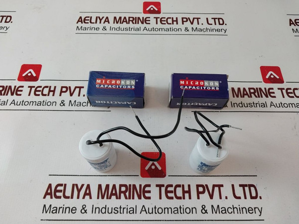 Lot of 5X Microkon en60252-1 capacitors 5 µf ±5% krc