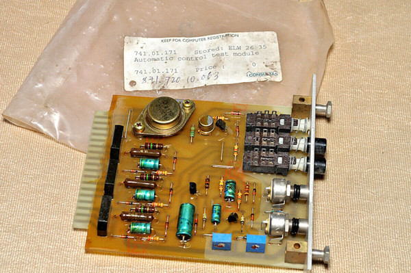 Consultas 741.01.171 Automatic Control Test Module 7223-006.0000