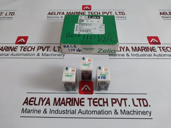 Schneider Electric Rxm4Ab1Fd Miniature Relay 6A/250 Vac