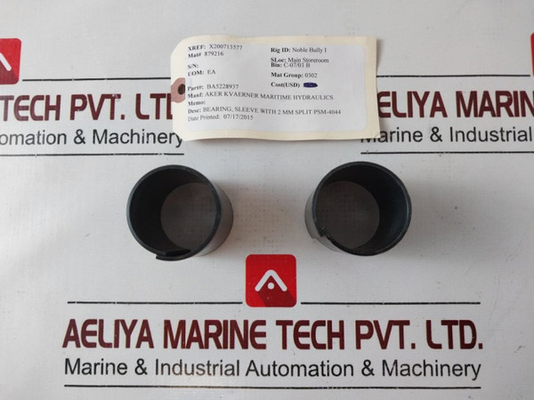 Lot Of 6X Aker Kvaerner Ba5228937 Sleeve Plain Bearing