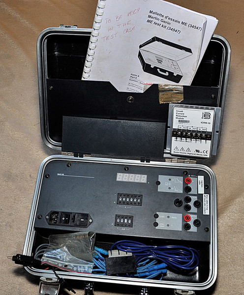 Merlin gerin 34547 test kit - basler inrush current model.