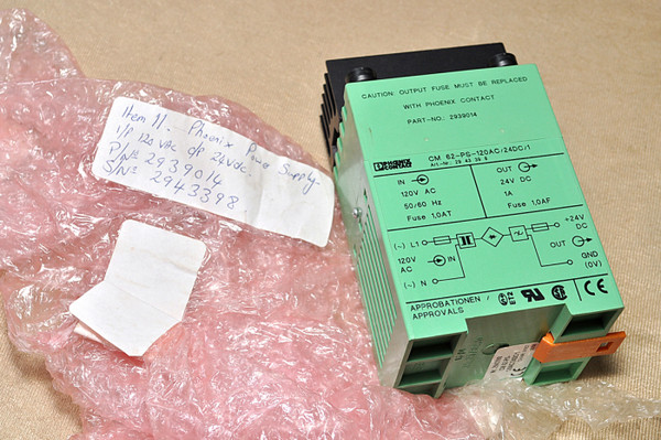 Phoenix Contact 2939014 24Vdc Power Supply 50/60Hz