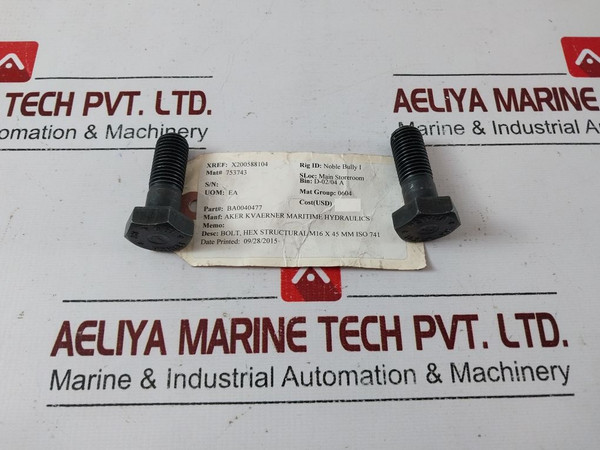 Lot Of 17X Peiner 10.9 Hv Structural Bolt