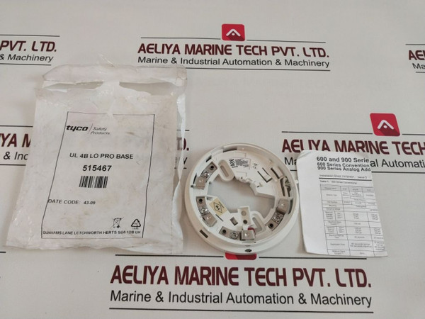 Simplex 515467 Fire Alarm Equipment Detector Base