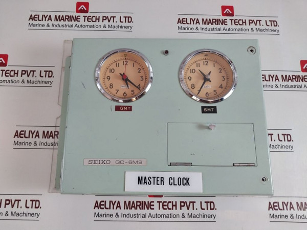 Seikosha Qc-6Ms Quartz Crystal Master Clock Ac100~230V 50/60Hz 31Va