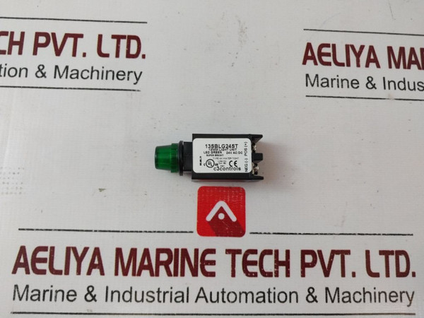 Lot Of 2X C3Controls 13Sblg24St Pilot Light Super Bright Led Green 24V Ac/Dc