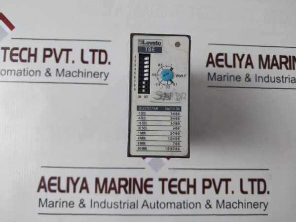 TDE- Time Relay - Lovato Used