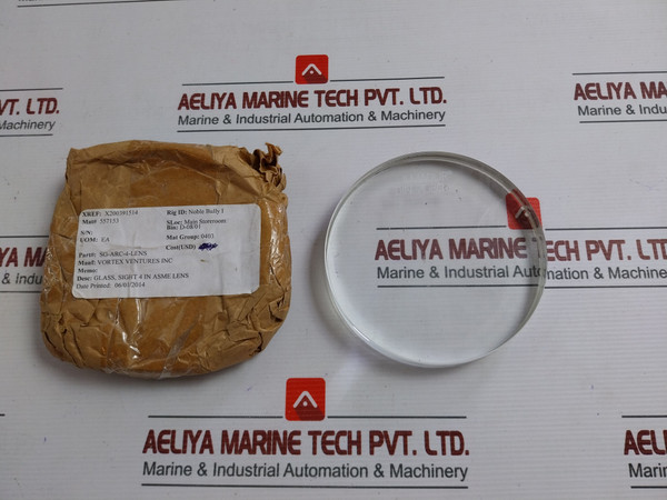 Ilmadur Din 7080-16 Glass, Sight 4 In Asme Lens Sg-arc-4-lens