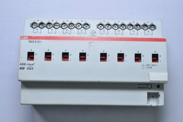 Abb i-bus® knx sa/s 8.10.1 actuator, 8-fold switch, 10 ax