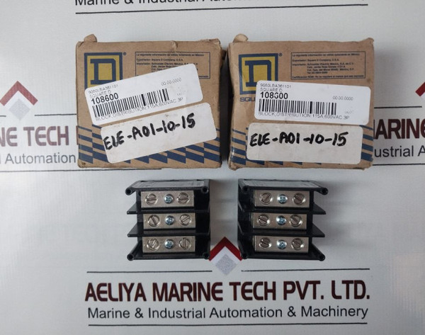 Square D 9080 Lba361101 Ser. C Miniature Distribution Block 115A