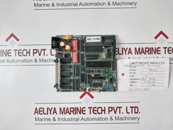 Limitorque 61-825-0756-1 Sbc(Single Board Computer) Card Rev: C-1