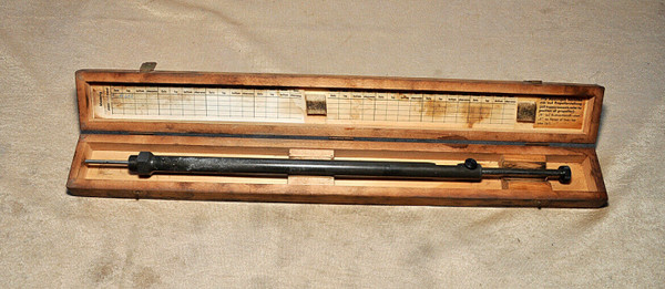 Compact seal gauge for wear down by Simplex.