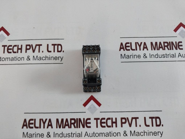 Schrack Pt78704 Relay Socket With Szr-my4-n1 Magnetic Relay