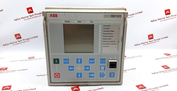 Abb Ref 615 Feeder Protection And Control Relay 48-250 Vdc/ 100-240 Vac