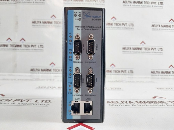San Telequip Sc10E4I 4 Port Isolated Serial Device Server