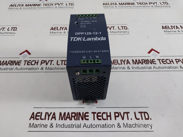 Tdk-lambda Dpp120-12-1 Din Rail Power Supply