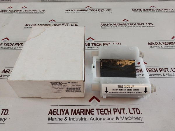 Brady Y93876 76739 Non-reusable Global Mark Ribbon Cartridge 4.11” X 200’ Black