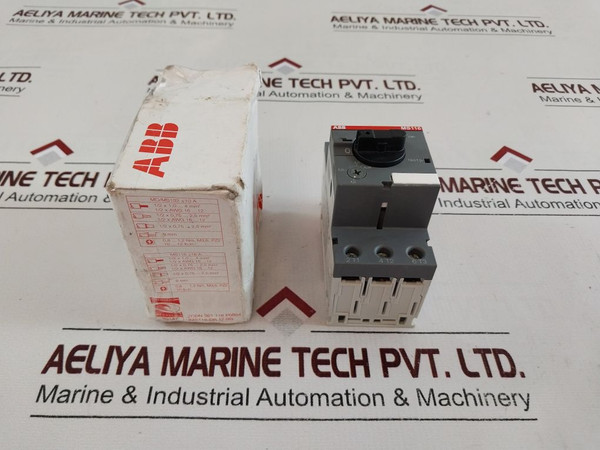 Abb Ms116-6.3 Manual Motor Starter 4.0-6.3A Ac-3 1Sam250000R1009 50/60 Hz
