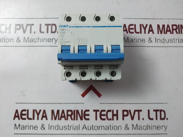 Chint Nb1-63 C10 4-pole Circuit Breaker
