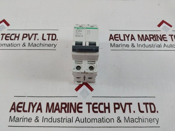 Schneider/Merlin Gerin C25A 2-pole Circuit Breaker Multi 9 C60H-dc