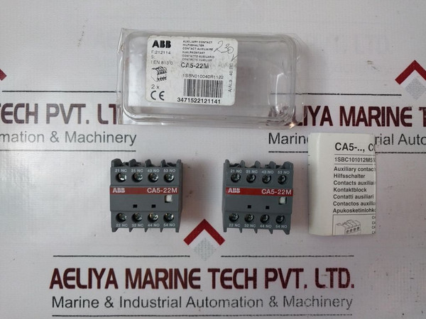 Abb Ca5-22M Auxiliary Contact Block 1Sbn010040R1122 3471522121141