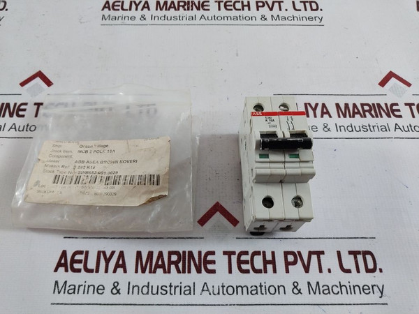 Abb S 282 K 16A Circuit Breaker 2 Pole