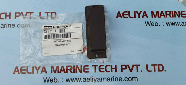 Parker P2V-am512Hs Pneumatic End Plate 9302 0863-02