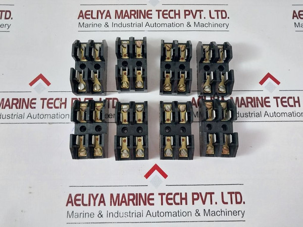 Lot Of 8X Bussmann 2808 Fuse Holder 30A 600V