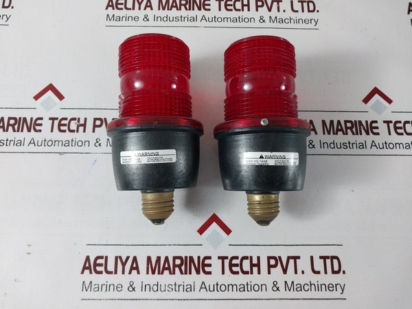 Federal Signal Lp3E Red Strobe Warning Light