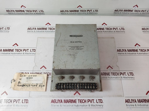 Woodward Eg-m Control 8270-107 Engine Governor