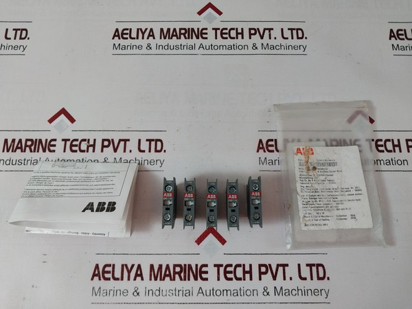 Lot Of 5X Abb Ca5-10 Auxiliary Contact Block 1Sbn010010R1010